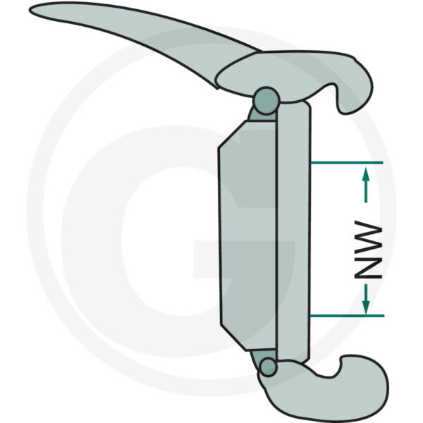 Slurry Fittings Italian - Female End Cap 8"